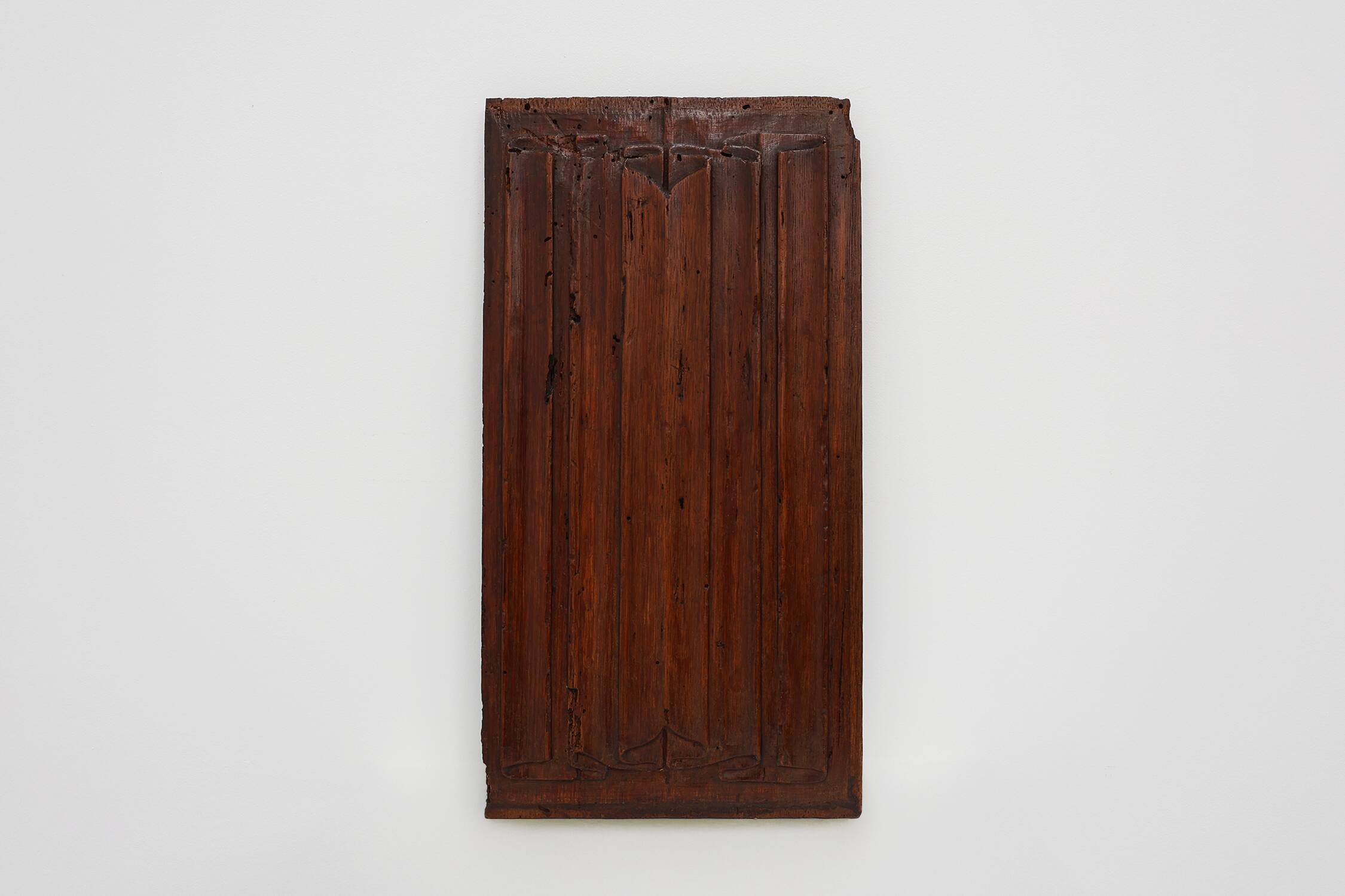 16th Century oak carved Gothic Panel, Belgium