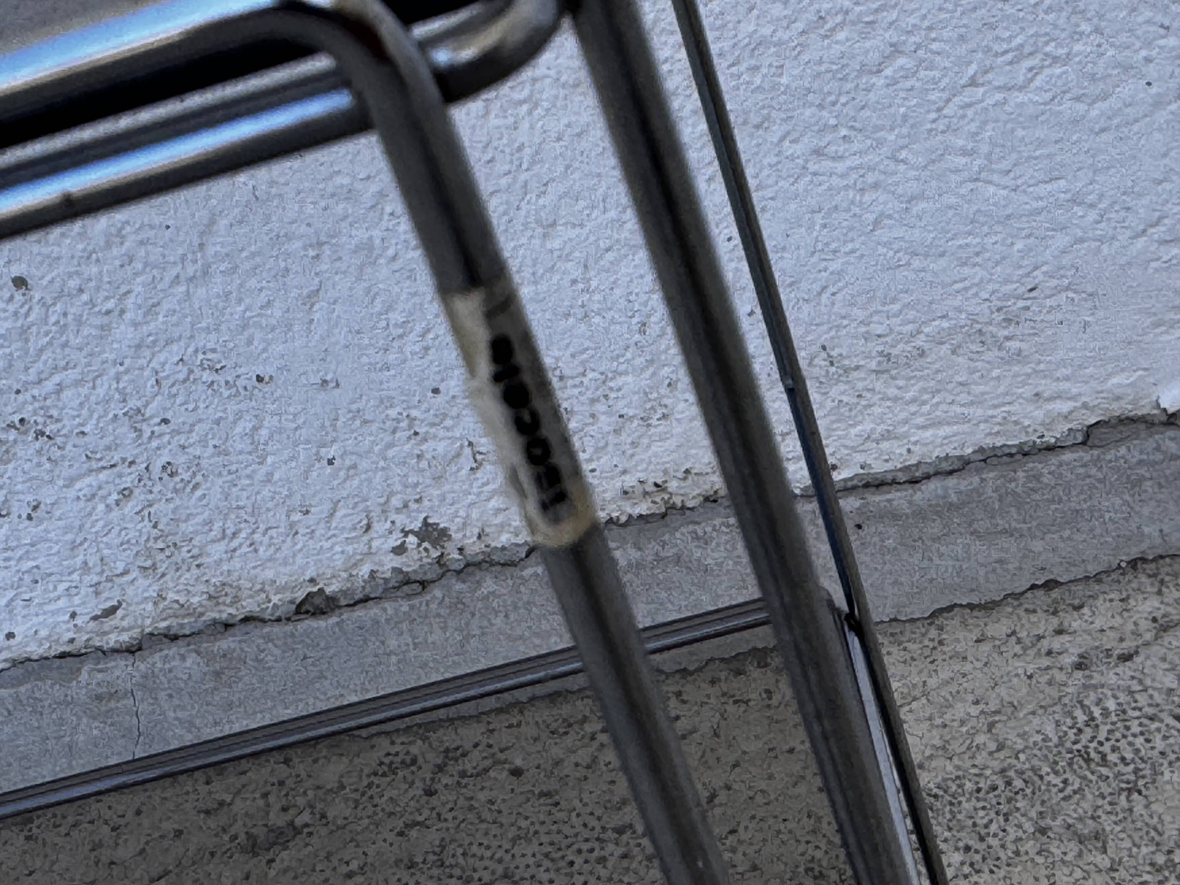 Max Sauze side table (Glass and Steel) Editions Isocèle