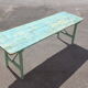 Green brewery folding table