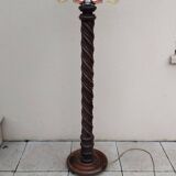 Vintage art deco design floor lamp in the style of Charles Dudouyt