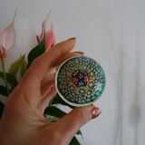 Murano paper press multicolored Millefiori flowers