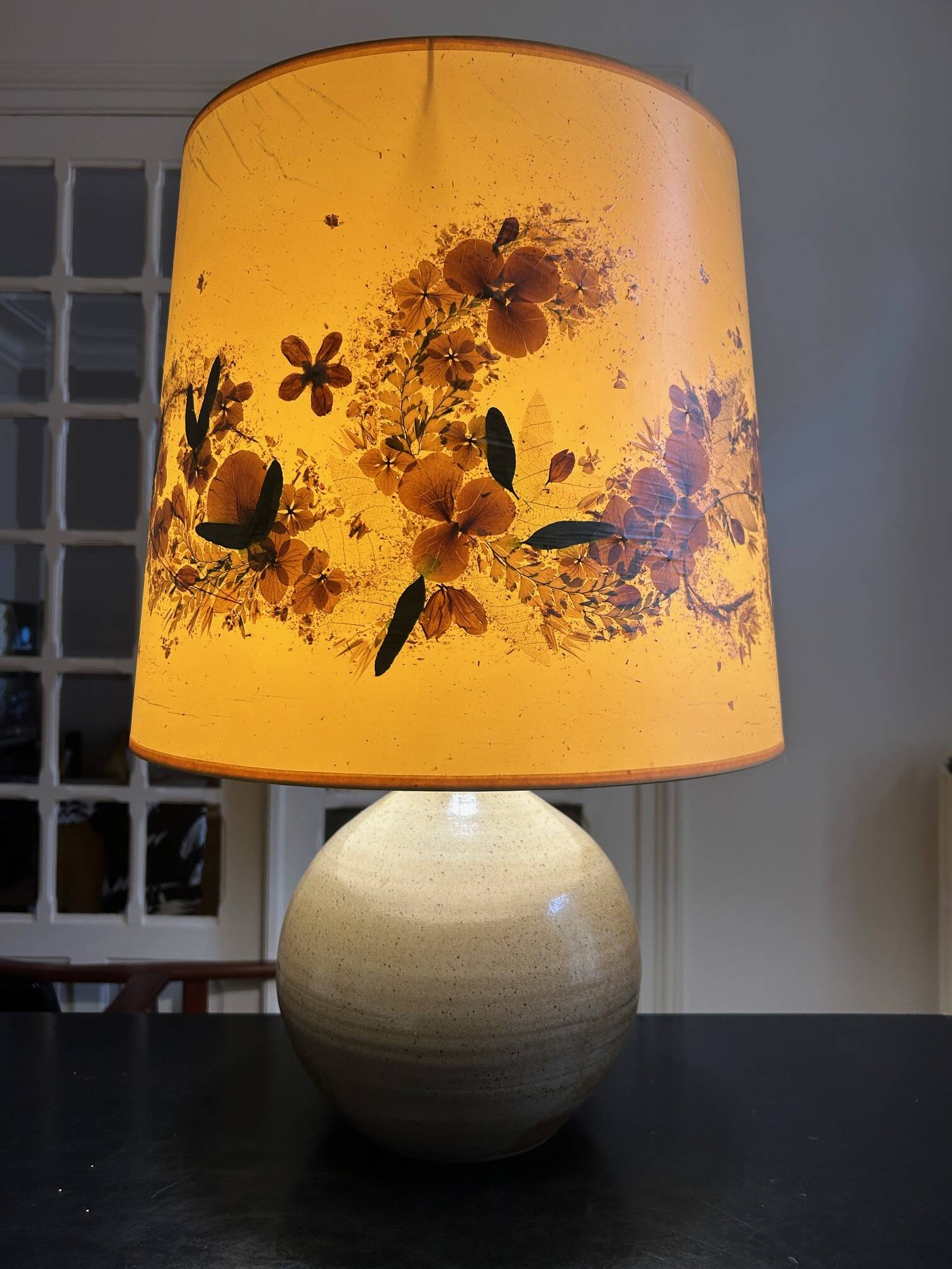 70s ceramic lamp