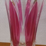 Arques crystal vase model Châtelet rosé