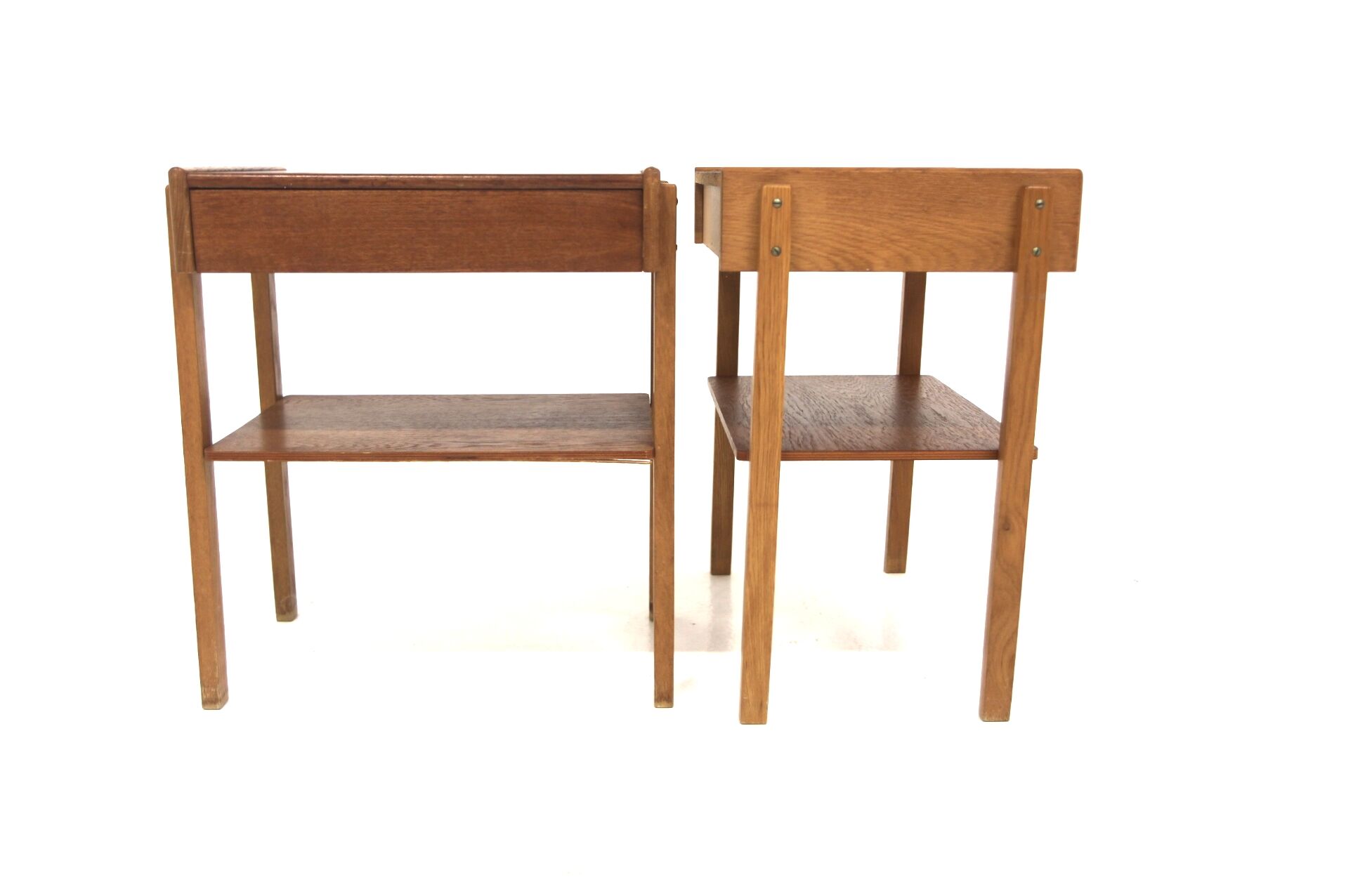 Set de 2 tables de chevets scandinave en teck, Suède, 1960