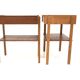 Set de 2 tables de chevets scandinave en teck, Suède, 1960