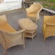 Wicker garden furniture 4 pieces