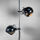 Lampe globe oculaire vintage années 70