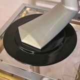 Lamp Boomerang desk made black and gray ,Fase