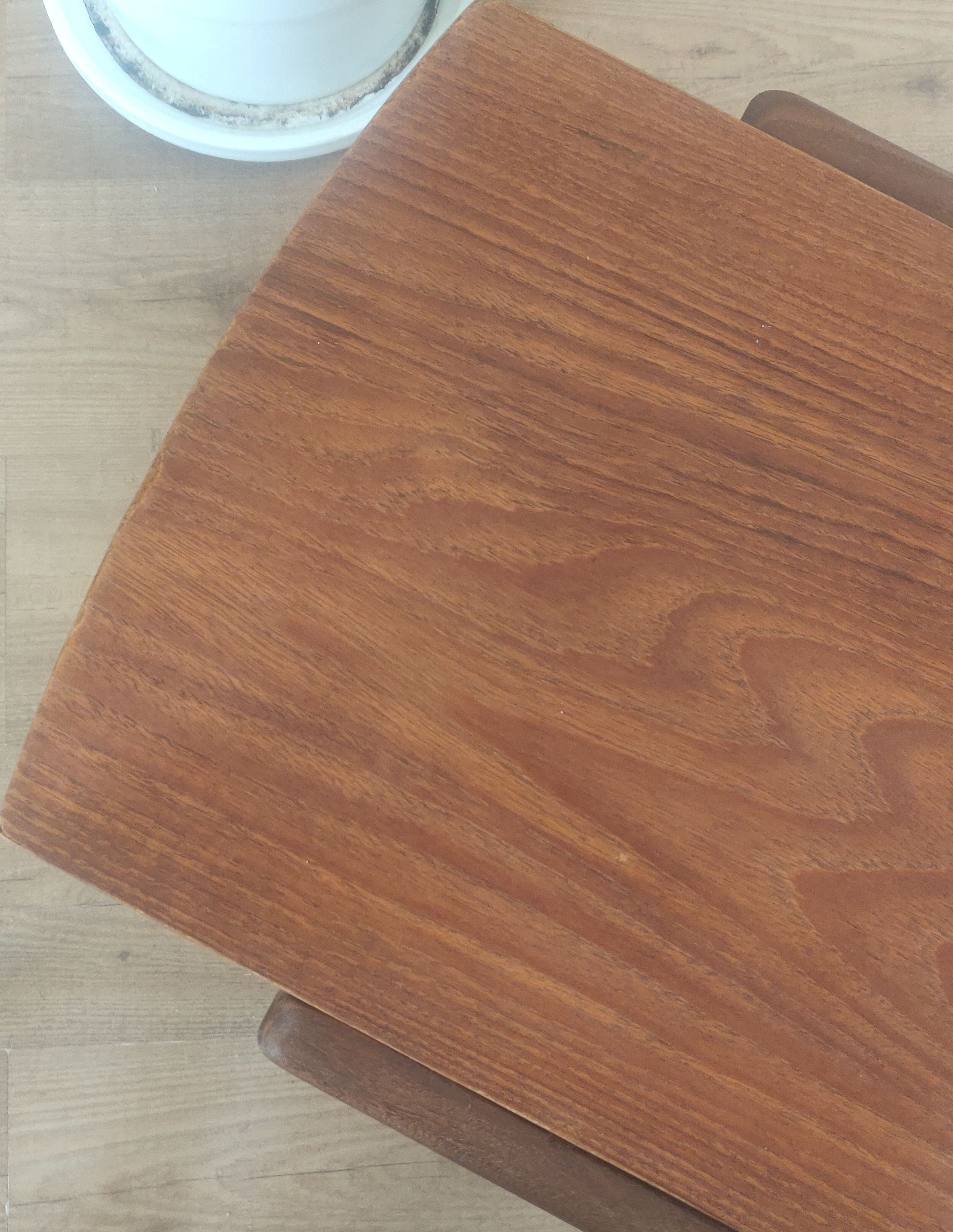 Table basse années 60 plateau réversible