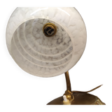 Desk lamp art deco glass Clichy