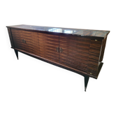 Vintage enfilade in lacquered Macassar ebony