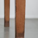 Authentic large French farmhouse antique XXL dining table with two drawers