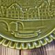 Plate faience of gien castle of gien