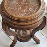 Sellette with marble tray