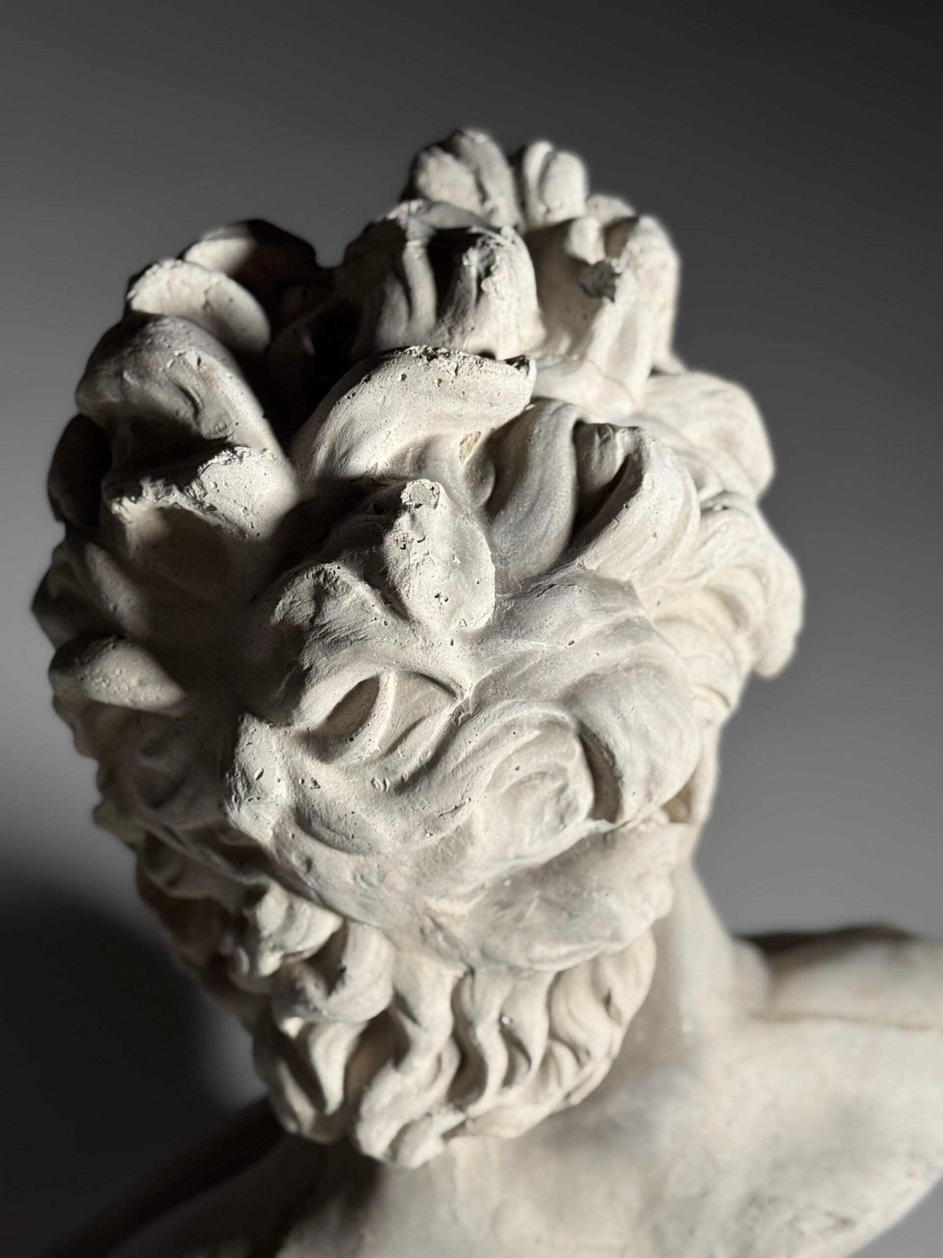 Concrete bust companion of Odysseus