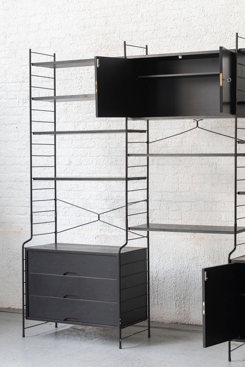 3-Bay shelving system by WHB, Germany, 1960’s