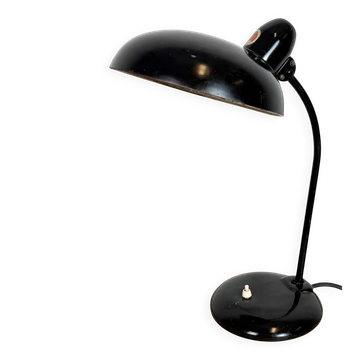 Lampe de table industrielle Bauhaus noire d'Escolux, années 1930