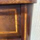 Wooden fireplace mirror