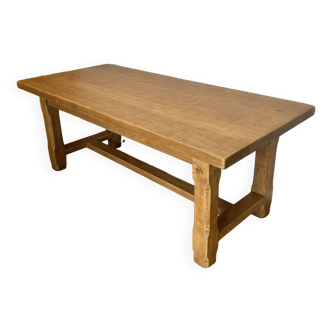 Solid oak farm table