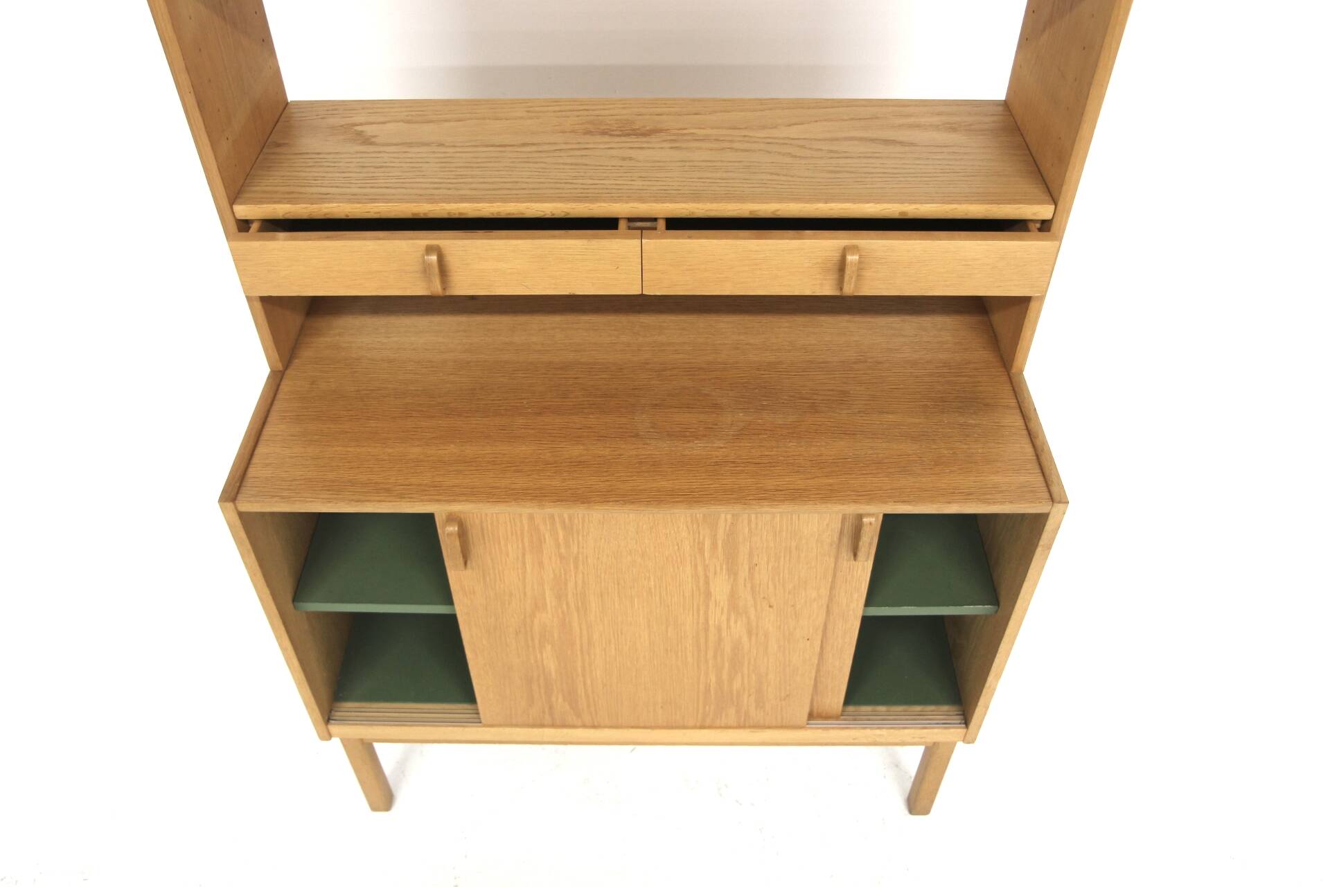 Scandinavian oak bookcase, Bertil Fridhagen, Bodafors, Sweden, 1960