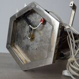 Large plexiglass lamp design year 70s Rega