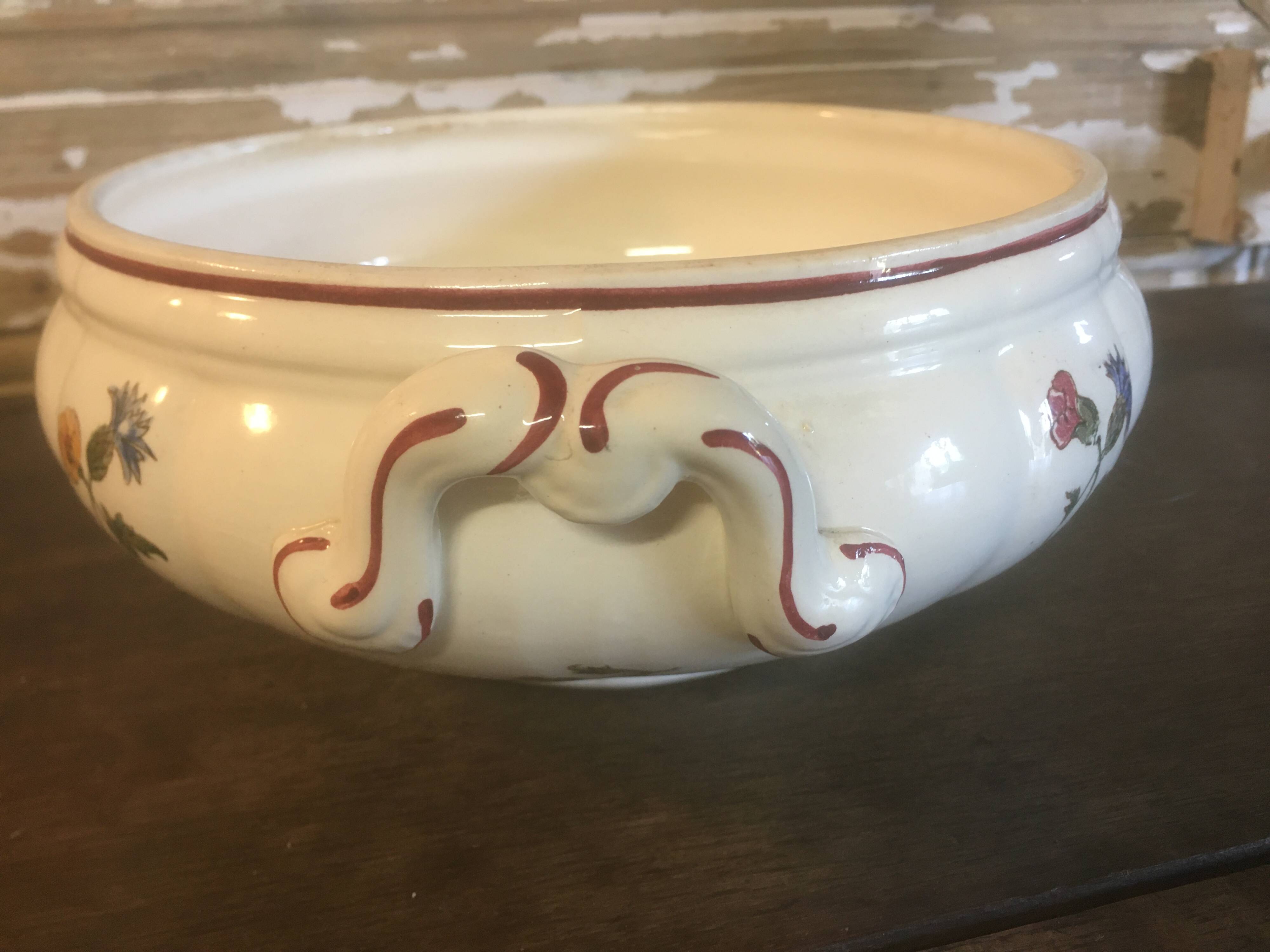 Tureen Sarreguemines France circa 1940-50