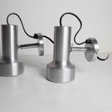 Pair of wall lamps SCE 1970 aluminium ref 2312