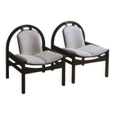 Paire de fauteuils Baumann