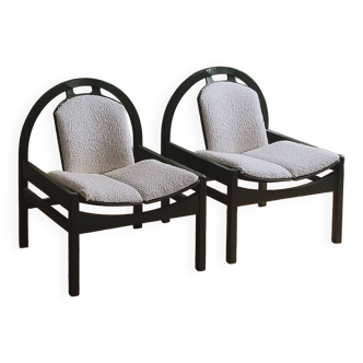 Pair of Baumann armchairs