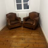 Pair of club chairs