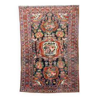 Tapis d'Orient Iran Ancien Bakhtiar Faradombeh : 3.37 x 2.13 Mètres