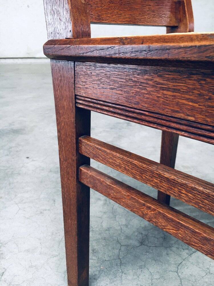 Early 20th Century Art Deco Dining Chair Set, 1920s, Set of 3