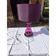 Vintage lamp in chrome and coloured glass