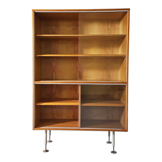Ash bookcase from the Jiton factory, 1963