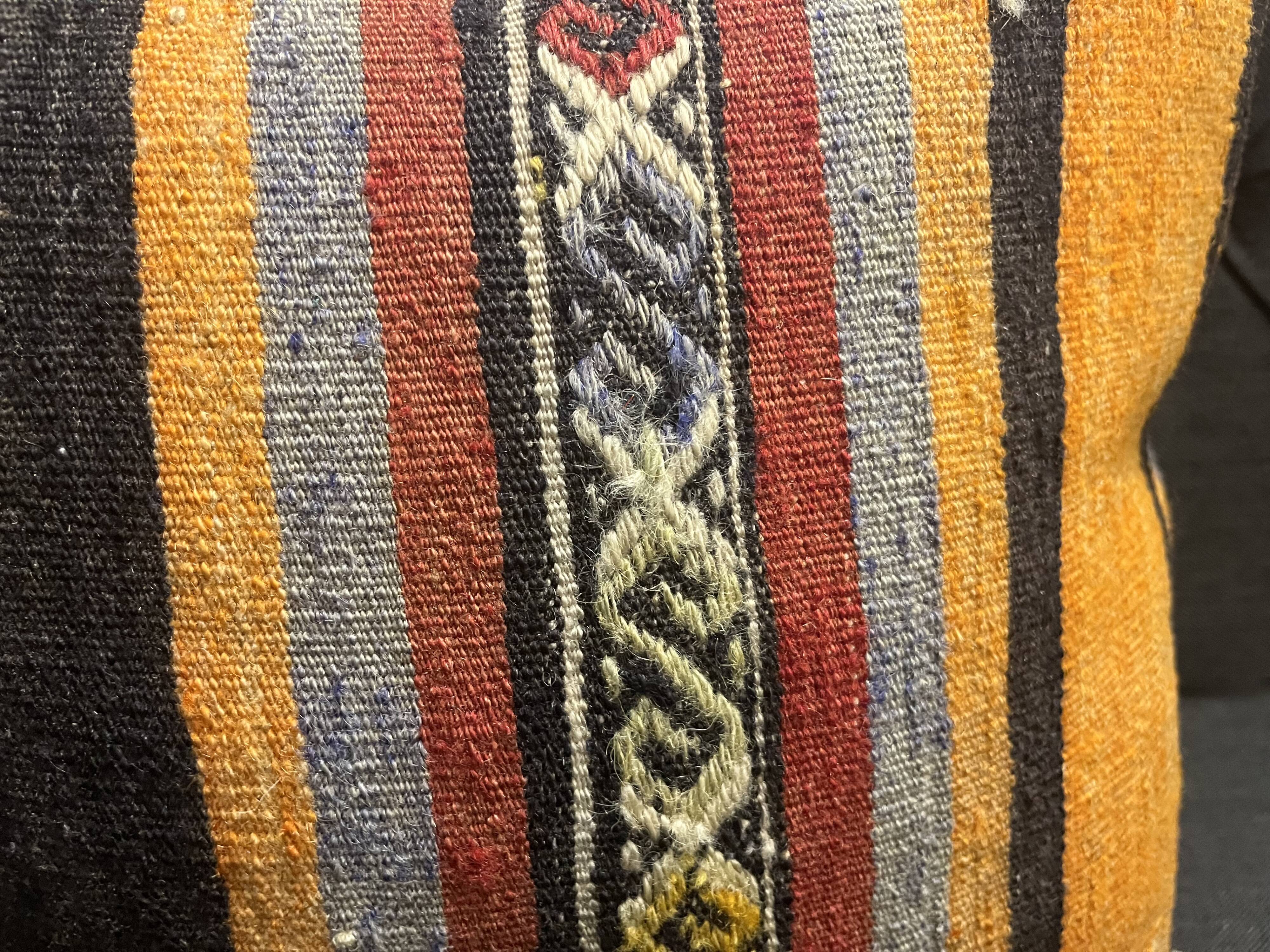 Hand woven vintage pillow cover