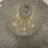 Plafonnier en verre vénitien de Murano, années 1960
