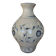 Large Cracked Blue & White Ceramic Vase Asian/Chinese Style
