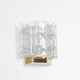 Pair of Brass and Murano Glass Wall Sconces by Doria, Germany, 1960s