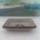 Butter dish with floral decoration