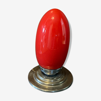 Lampe de chevet œuf , veilleuse vintage 1970.