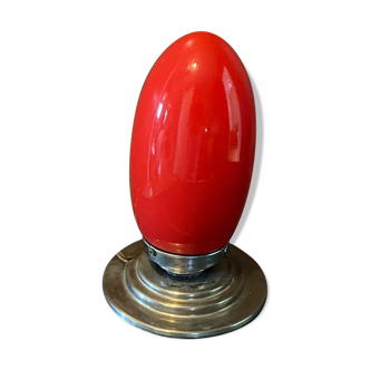 Lampe de chevet œuf , veilleuse vintage 1970.