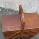 Vintage sewing box on foot
