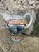 Glazed ceramic jug pottery Orvieto made in italy vintage