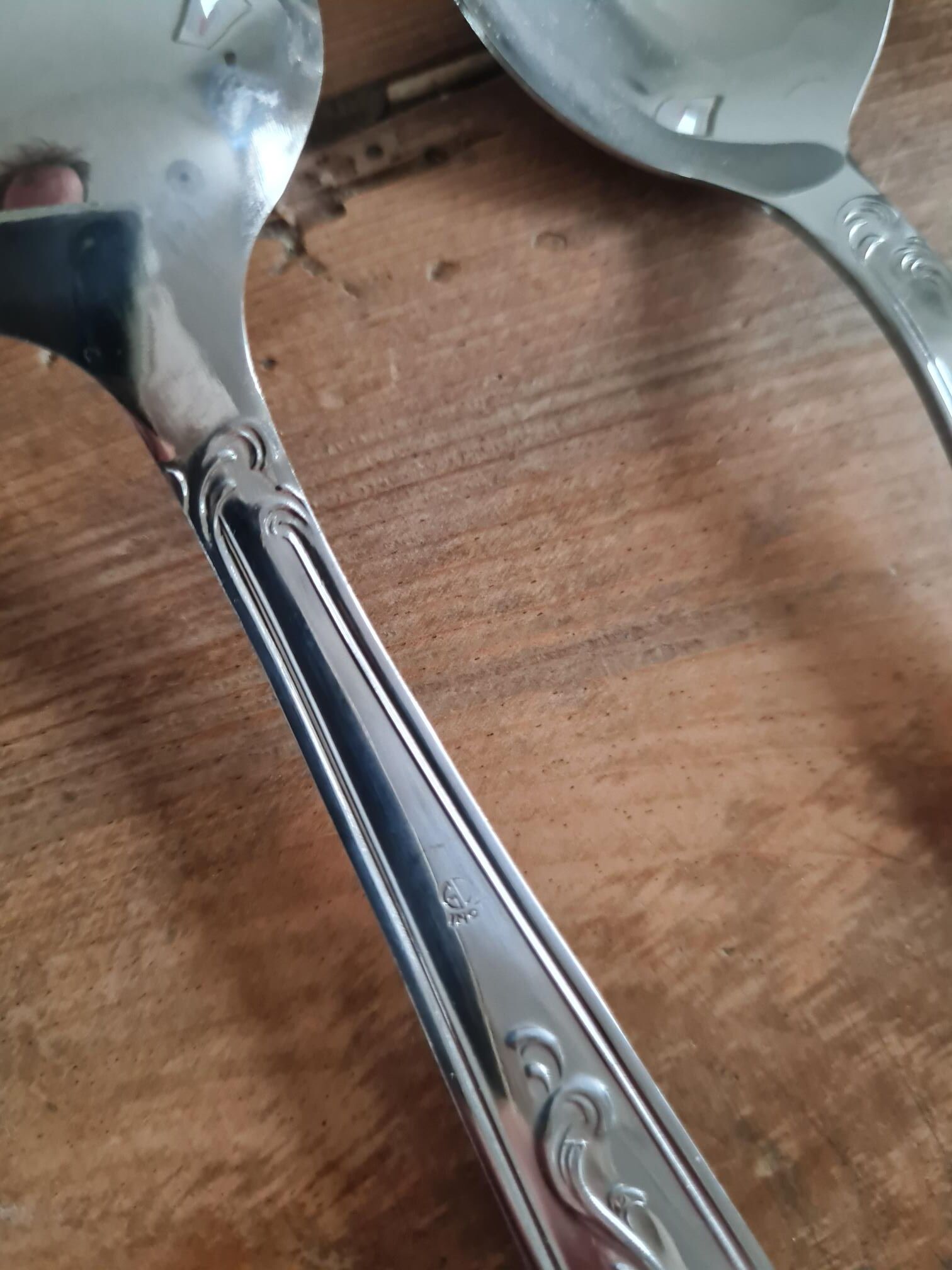 Vintage stainless steel spoon