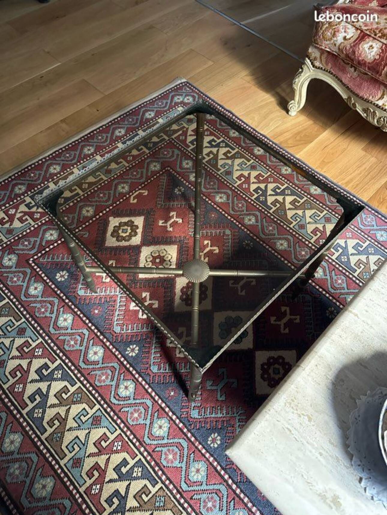 Table basse en verre