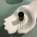 Ceramic hand wall lamp