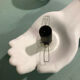 Ceramic hand wall lamp