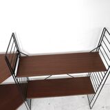 Tomado teak floor shelf with corner