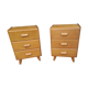 Pair of bedsides, small vintage Scandinavian dressers