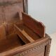 18th-century walnut chest with mouldings